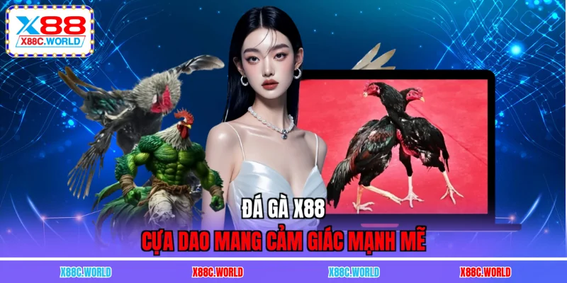 Đá gà X88 cựa dao mang cảm giác mạnh mẽ