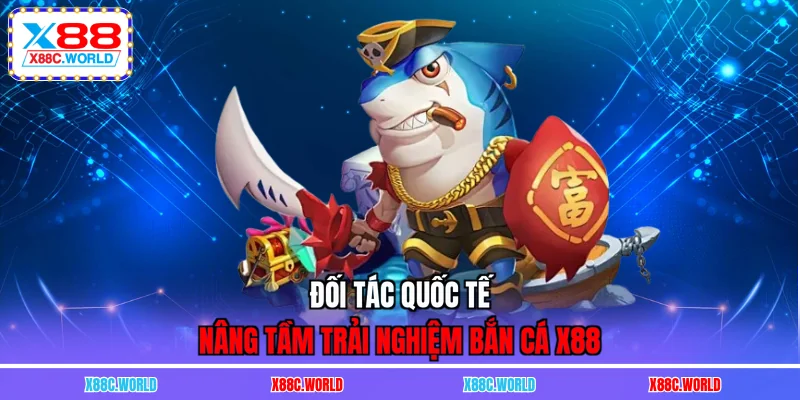 Đối tác quốc tế nâng tầm trải nghiệm bắn cá X88