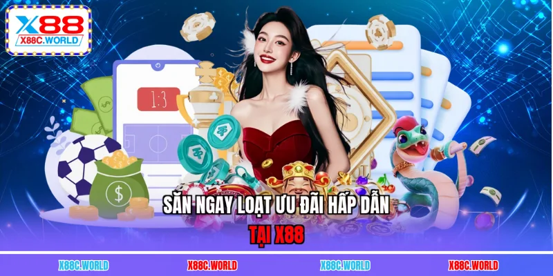 Săn ngay loạt ưu đãi hấp dẫn tại X88